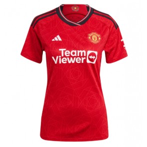 Manchester United kläder Kvinnor 2023-24 Hemmatröja Kortärmad